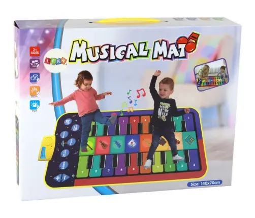 Musical Educational Mat Piano Instruments Theme