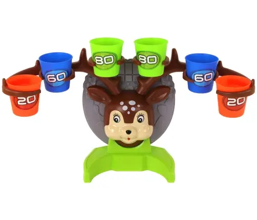 Arcade Game Throwing a Ball at a Jelonek Target