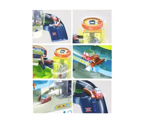 Interactive Multi-Story Parking Set for Cars, Lights and Sounds