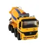 Concrete Mixer Orange Rotary Pear Sound Lights Construction Vehicle
