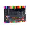 Set of 36 double-sided markers for ceramics, glass and clothes