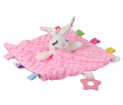 Bunny Plush Cuddly Toy Blanket Tubs Teether Rattle