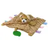 Teddy bear, plush, cuddly toy, blanket, studs, teether, rattle