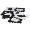 Soft Puzzle Mat Contrasting Educational EVA Foam Black and White 19 pieces. Soft Puzzle Mat Contrasting Educational EVA Foam Black and White 19 pieces.
