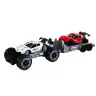 Set: White Off-Road Car, Red Sports Car, Tow Truck Set: White Off-Road Car, Red Sports Car, Tow Truck