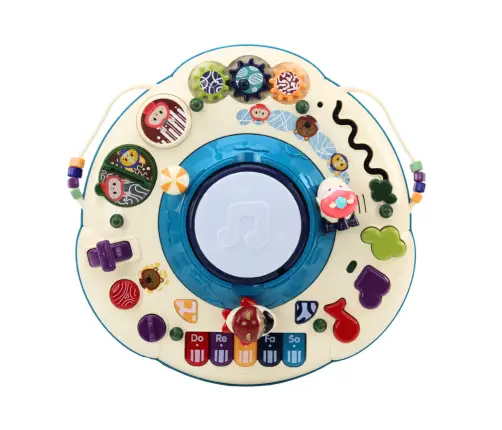 Interactive Educational Panel Table Piano Drum Blue Interactive Educational Panel Table Piano Drum Blue