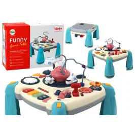 Interactive Educational Table Children's Panel Piano Space Blue