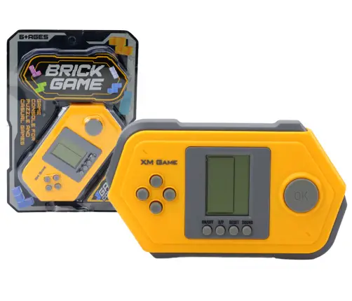 Tetris Brick Game Electronic Console Game Gray - Yellow Tetris Brick Game Electronic Console Game Gray - Yellow
