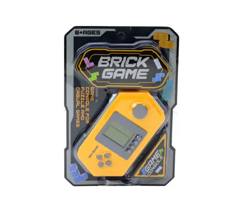 Tetris Brick Game Electronic Console Game Gray - Yellow Tetris Brick Game Electronic Console Game Gray - Yellow
