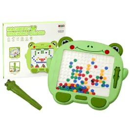 Magnetic Educational Board Frog Stylus Pad Green Beads Puzzle