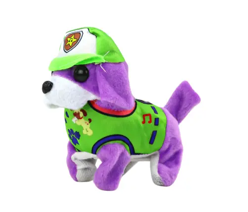 Dog Plush Interactive Animal Walks Barking Purple Dog Plush Interactive Animal Walks Barking Purple