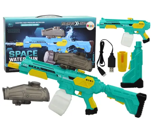 Green Automatic M416 Cordless Water Gun Rifle Green Automatic M416 Cordless Water Gun Rifle