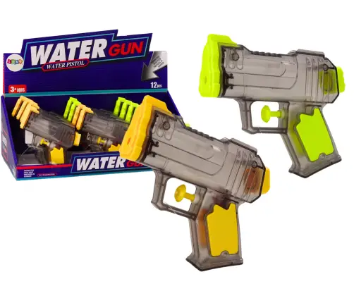 Small Water Gun Transparent Yellow Orange Small Water Gun Transparent Yellow Orange