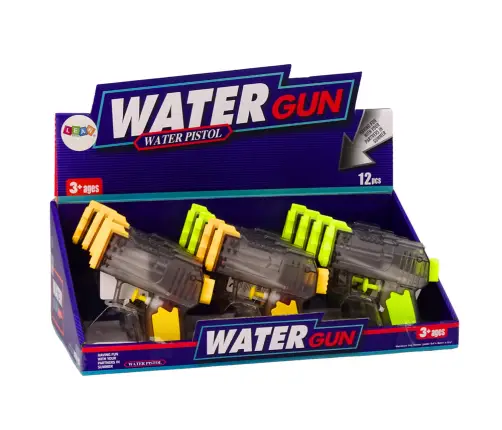 Small Water Gun Transparent Yellow Orange Small Water Gun Transparent Yellow Orange