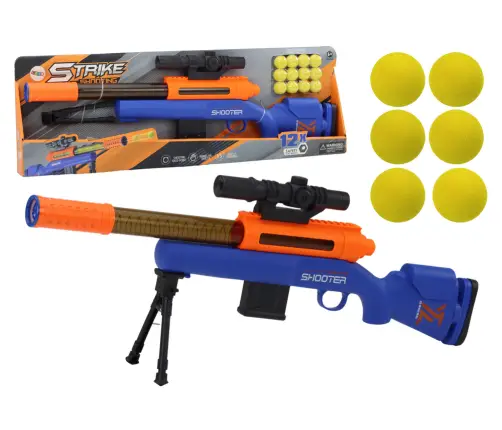 Large Rifle for Soft BBs, Telescope Stand, Blue