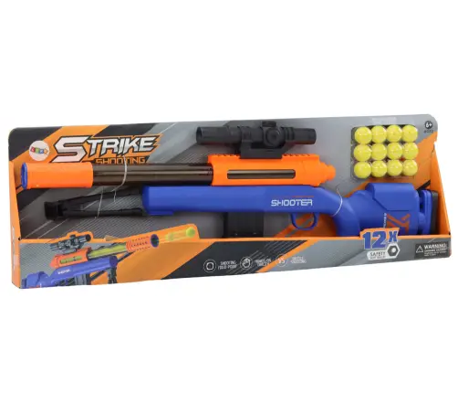 Large Rifle for Soft BBs, Telescope Stand, Blue