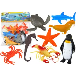 Set of 10 Underwater Sea Animal Figures Set of 10 Underwater Sea Animal Figures