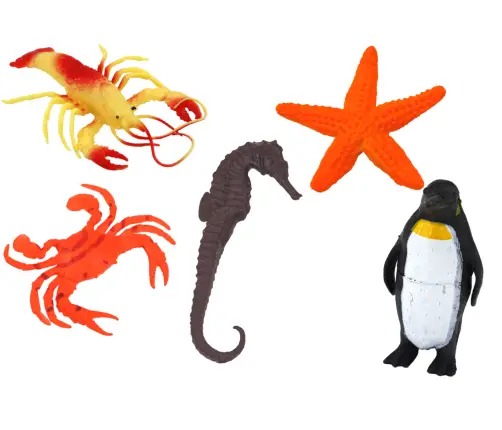 Set of 10 Underwater Sea Animal Figures