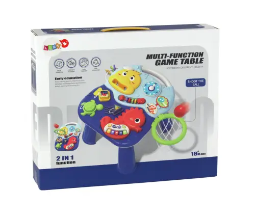 Educational Table 2in1 Sea Animals Basket Balls 32cm x 25.5cm x 23cm