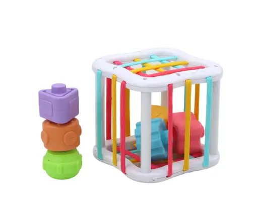 Set of Sensory Toys Koala Tower Educational Cube Spinners