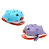 Wind-up Bath Toy Floating Hippopotamus On A Board