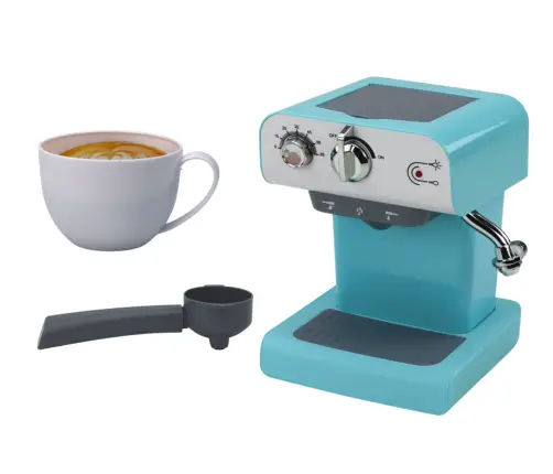 Toy Coffee Machine Home Appliances Water Steam Turquoise Toy Coffee Machine Home Appliances Water Steam Turquoise
