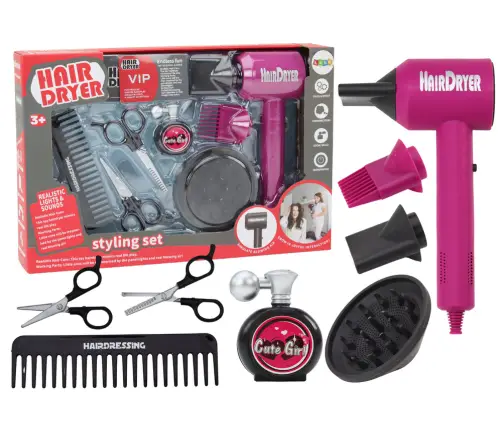 Hairdressing Set Beauty Salon Hairdresser Dryer 10 pieces.