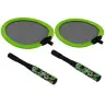 Set of 2 Badminton rackets, 2 Badminton shuttles, green