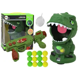 Arcade Game Shooting Dinosaur Green Ball Gun