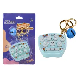 Electronic Pocket Game Keychain Pop It Arcade Blue