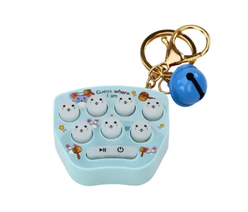 Electronic Pocket Game Keychain Pop It Arcade Blue