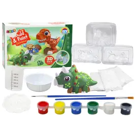 Creative Artistic Set Dinosaurs 3D Plaster Paints