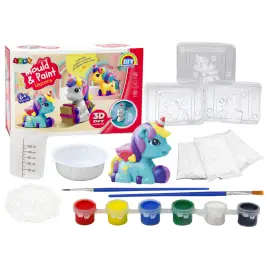 Creative Artistic Unicorn 3D Plaster Paint Set