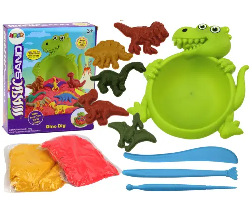 Magic Kinetic Sand Dinosaurs Molds 6pcs