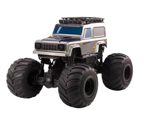 Radiovadāms kvadracikls ar pulti Gray