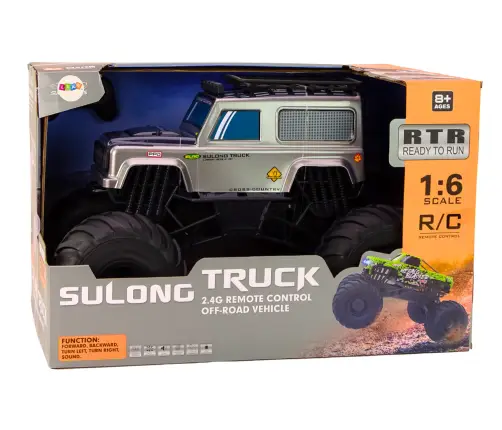 Radiovadāms kvadracikls ar pulti Gray