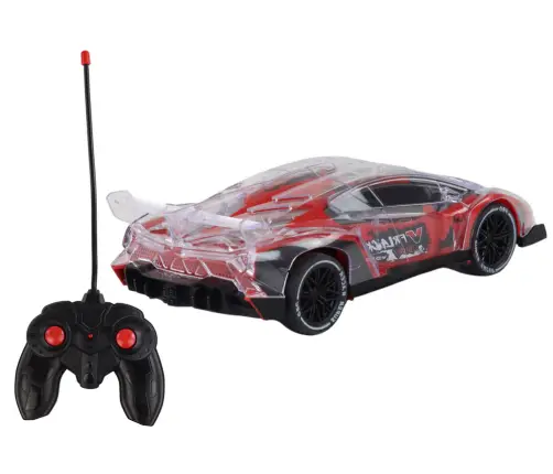 Radiovadāmā mašīna ar pulti Sports Car Racing Red