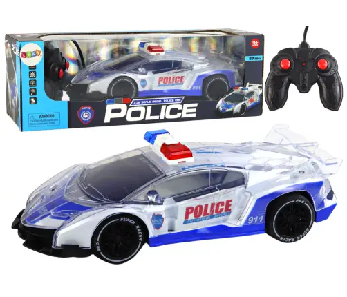 Radiovadāmā mašīna ar pulti Police Sports Car