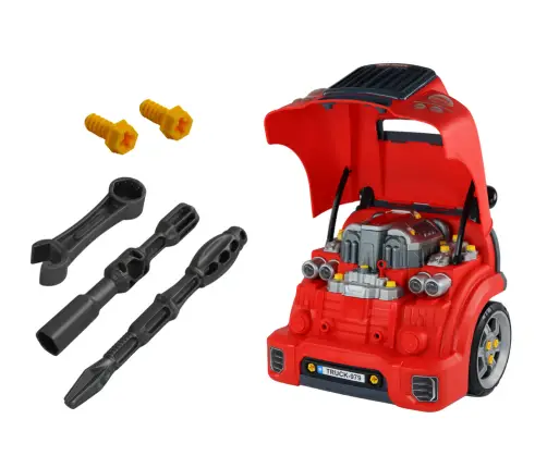 Workshop Engine Truck Disassembly DIY Kit Red Workshop Engine Truck Disassembly DIY Kit Red