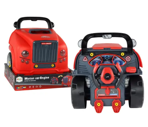 Workshop Engine Truck Disassembly DIY Kit Red Workshop Engine Truck Disassembly DIY Kit Red