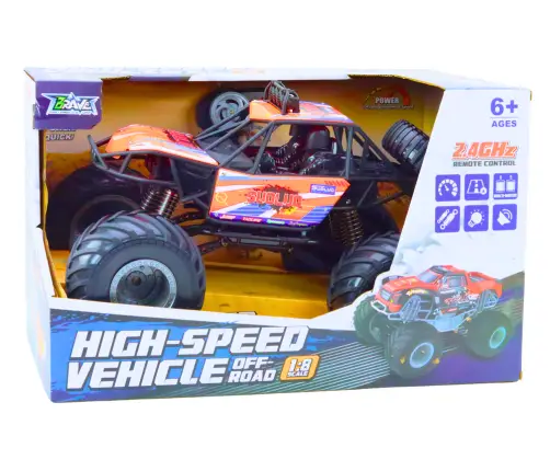 Off-road Remote Controlled RC Car 1:8 Shock Absorbers Orange Off-road Remote Controlled RC Car 1:8 Shock Absorbers Orange