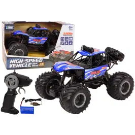 Off-road Remote Controlled RC Car 1:8 Blue Shock Absorbers