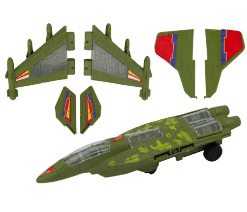 F35 Military Fighter Driving Lights Sounds Green