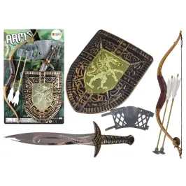 Knight Set Bow Sword Shield Knight Costume