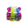 Bowling Set of 6 Transparent Colorful Bowling Pins