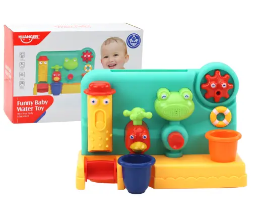 Children's Bath Toy Fountain Grinder Frog Faucet Children's Bath Toy Fountain Grinder Frog Faucet