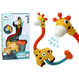 Yellow Giraffe Bath Toy Shower Sprinkler
