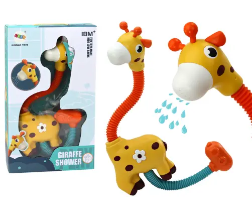 Yellow Giraffe Bath Toy Shower Sprinkler Yellow Giraffe Bath Toy Shower Sprinkler