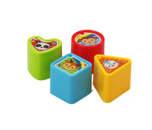 Interactive Educational Drum Shapes Green and Orange Interactive Educational Drum Shapes Green and Orange