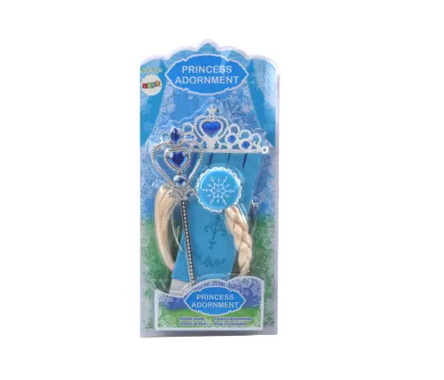 Little Princess Accessories Set Wand Glove Crown Snow Queen Little Princess Accessories Set Wand Glove Crown Snow Queen